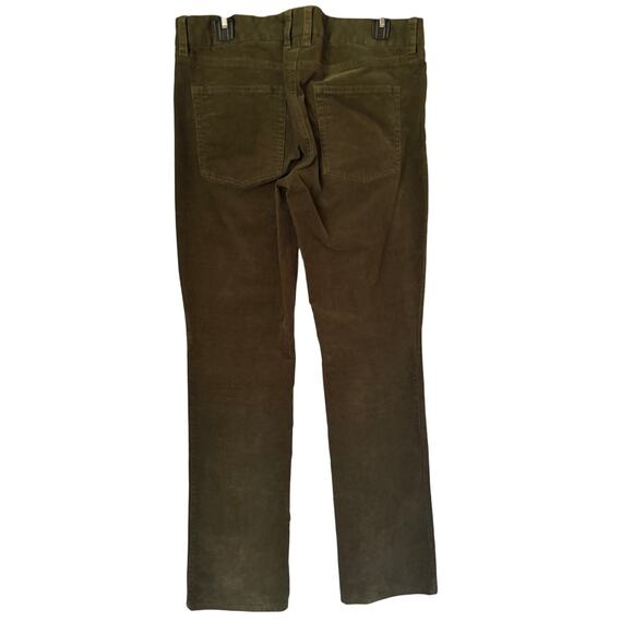 J Crew Olive Green Corduroy Stretch Boot Cut Pant 32T Womens - Picture 5 of 5